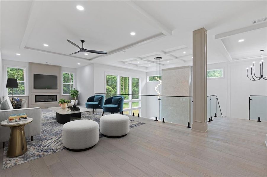 Furnished interior view inside a new home in , Lilburn (Image 18).