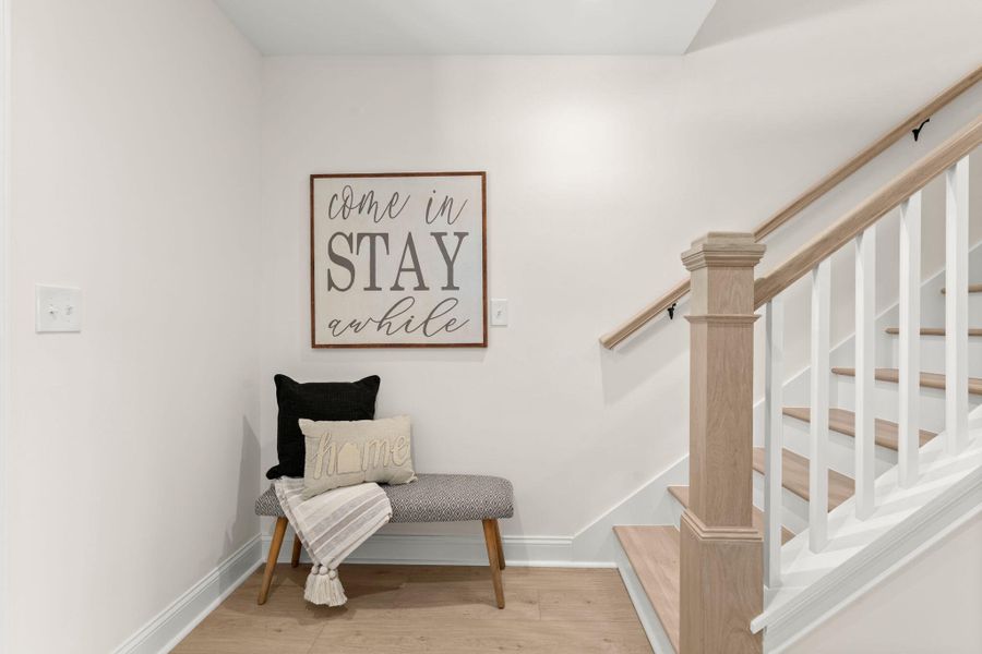 Furnished interior view inside a new home in , Charleston (Image 28).