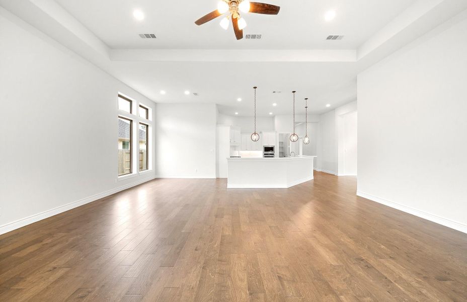 Spacious, unfurnished interior of a new home in Audubon 60′, Magnolia (Image 33).