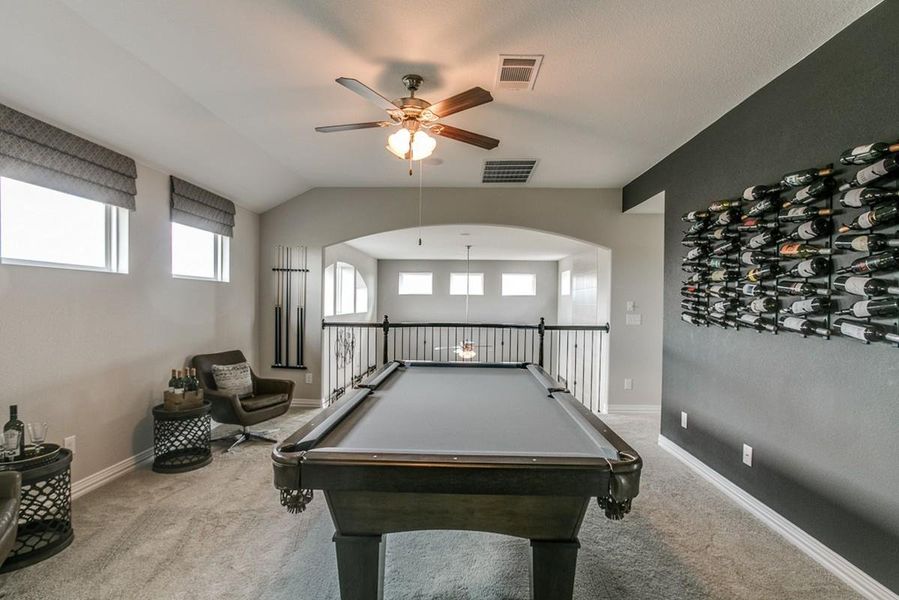 Furnished interior view inside a new home in Marvida, Cypress (Image 22).