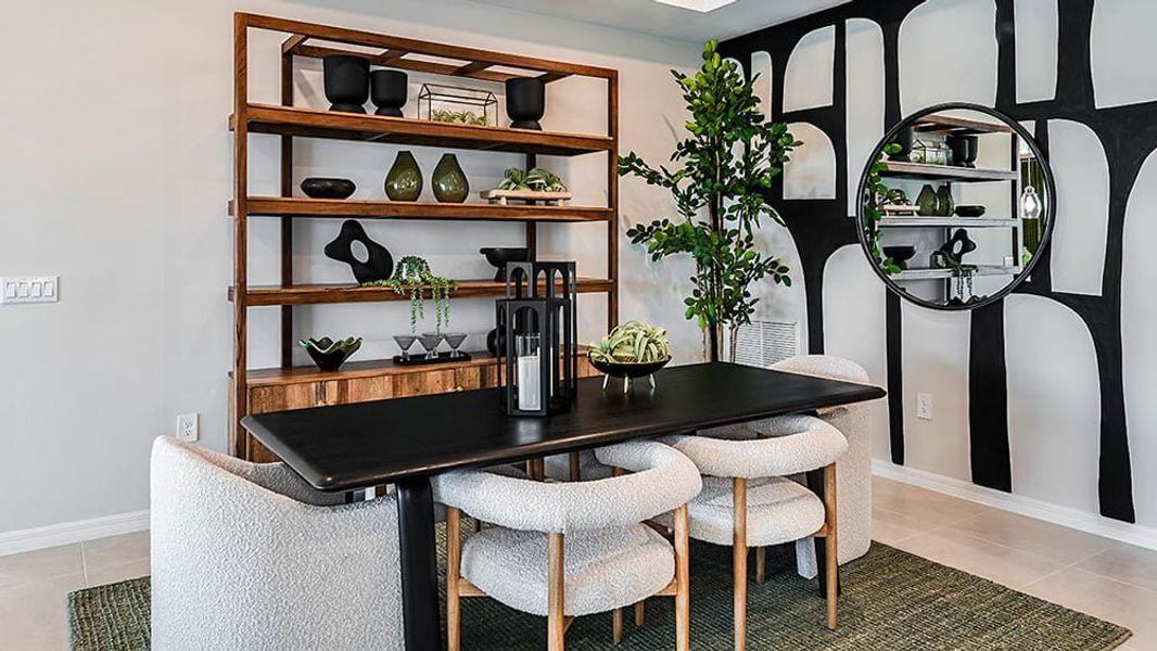 Representative furnished interior of a home built from the Amelia by Taylor Morrison in Windward Preserve, Cocoa (Image 17).