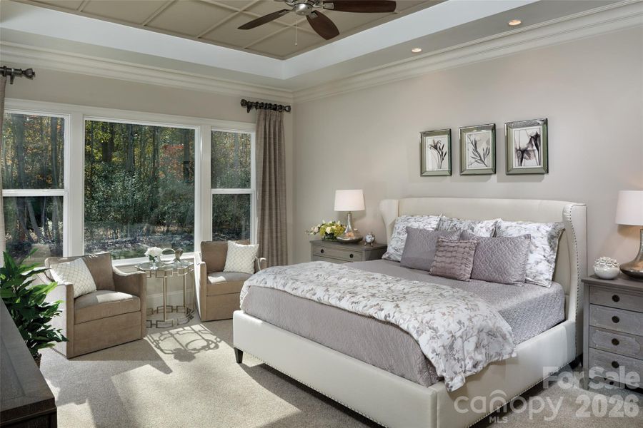 Furnished interior view inside a new home in , Belmont (Image 10).