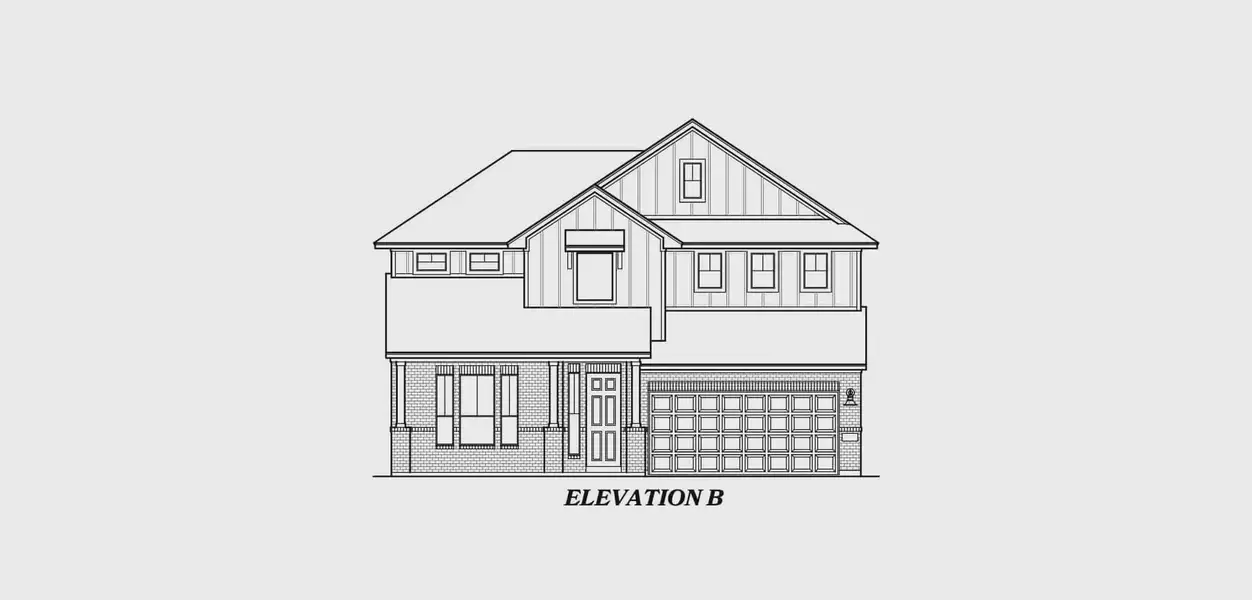 Representative rendering of the exterior for the Madison by Chesmar Homes (Image 3).
