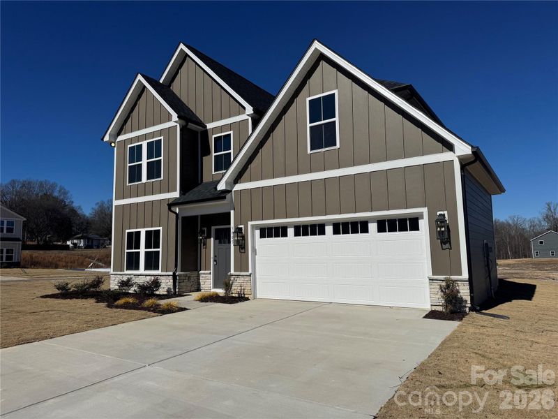 Front exterior of a new home in , Kannapolis, NC, highlighting curb appeal (Image 19).