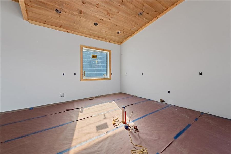 In-progress construction of a new home in , Blue Ridge, GA (Image 18).