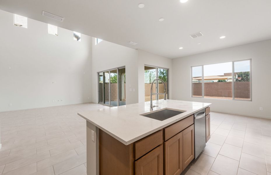 Furnished interior view inside a new home in Legado West, Queen Creek (Image 7).
