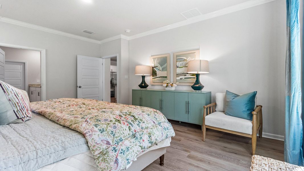 Furnished interior view inside a new home in Olson Ridge, Tallahassee (Image 16).