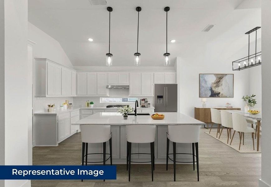 Furnished interior view inside a new home in Inspiration, Lucas (Image 10).