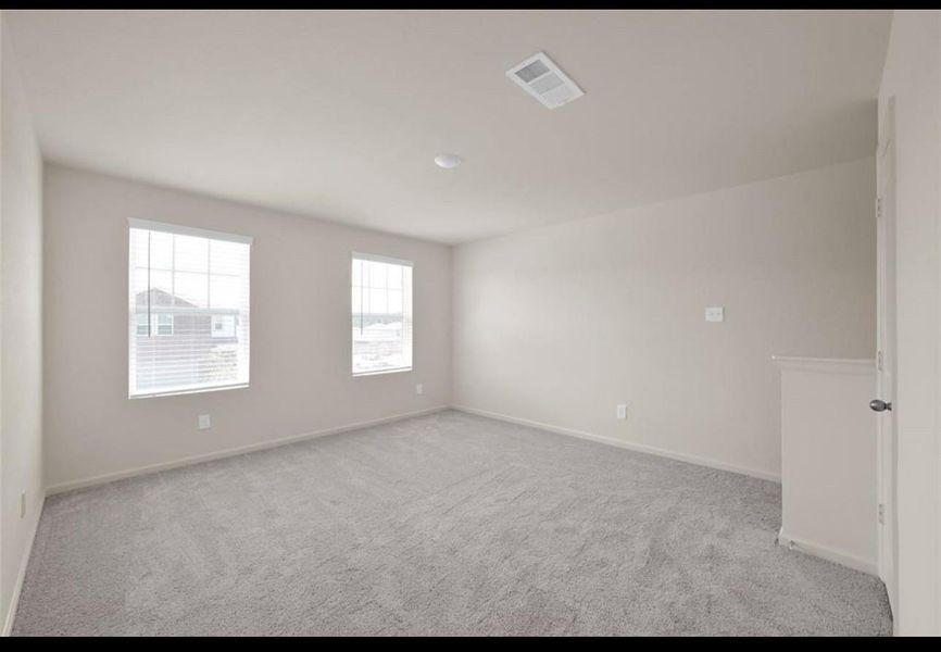 Spacious, unfurnished interior of a new home in Spring Creek Trails, Magnolia (Image 11).