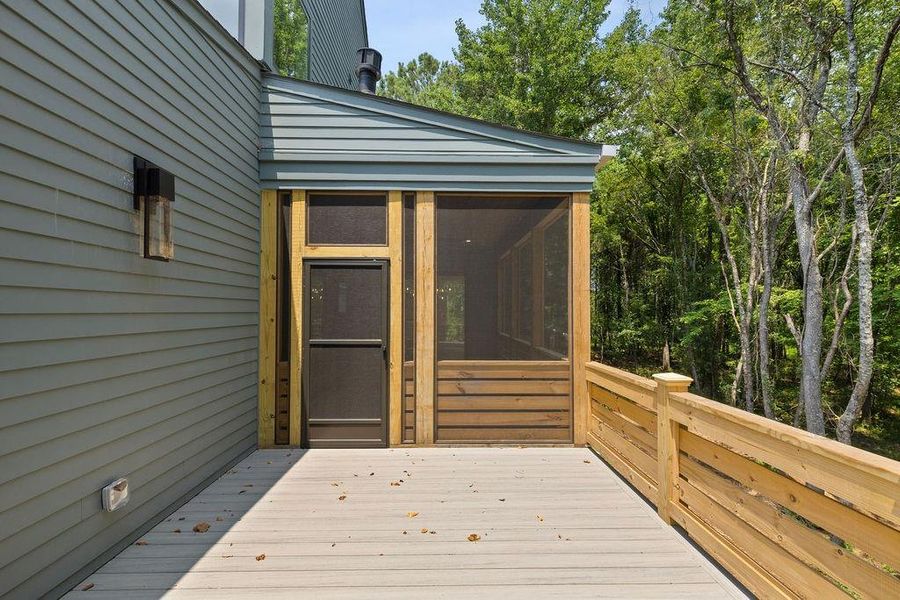 Exterior details and patio area of a home in Aster, Roswell (Image 3).