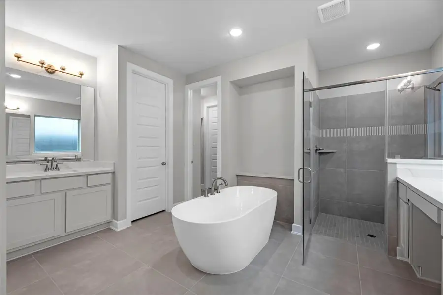 Furnished interior view inside a new home in The Trails - 60', New Caney (Image 6).