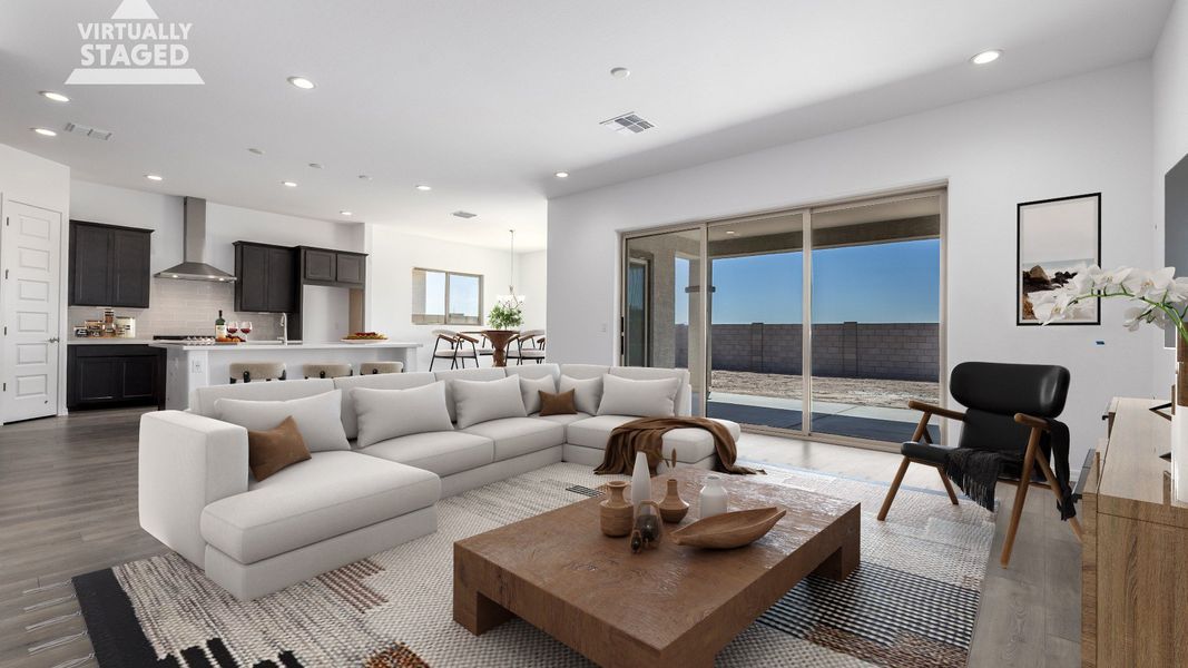 Representative furnished interior of a home built from the Granada by DRB Homes in Windrose, Waddell (Image 11).