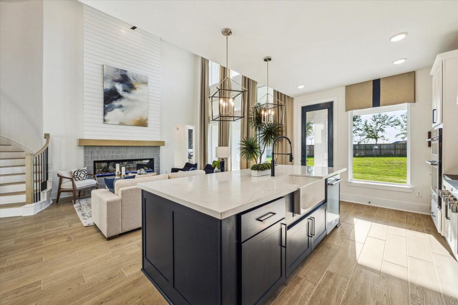 Furnished interior view inside a new home in Meridiana, Manvel (Image 18).