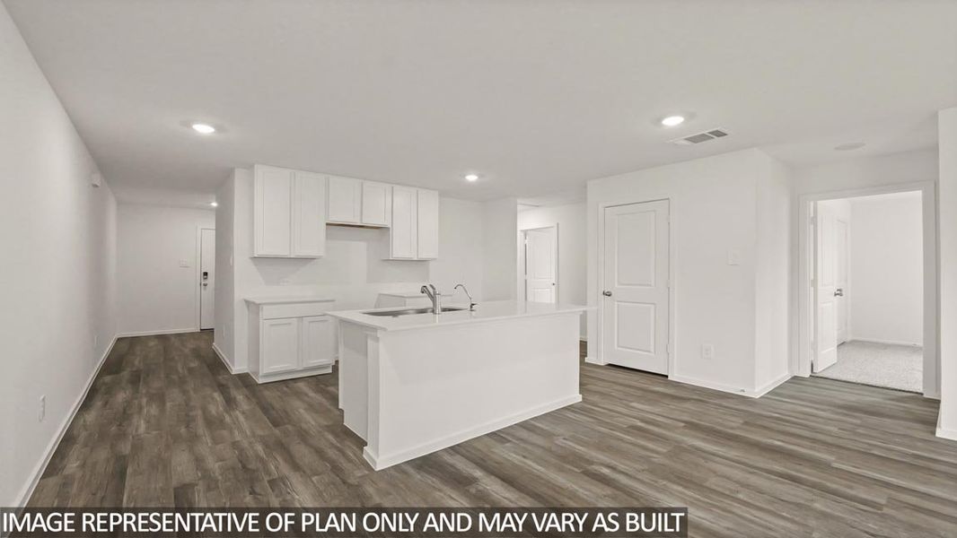 Furnished interior view inside a new home in The Canopies, Splendora (Image 4).