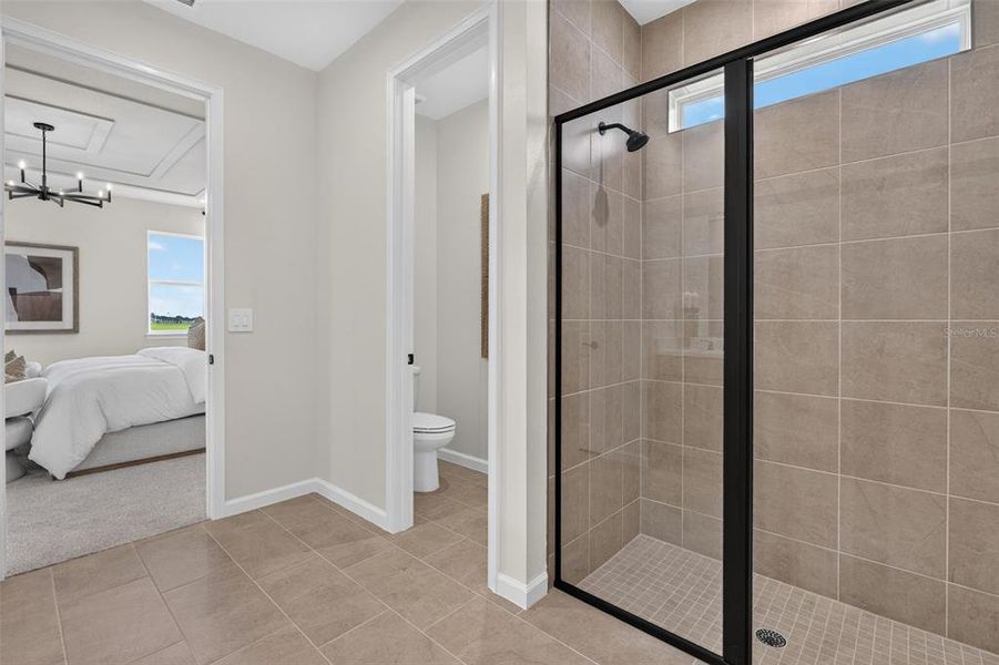 Furnished interior view inside a new home in Pasadena Ridge Master, Dade City (Image 31).
