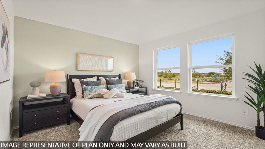 Furnished interior view inside a new home in Newport Pointe, Crosby (Image 3).