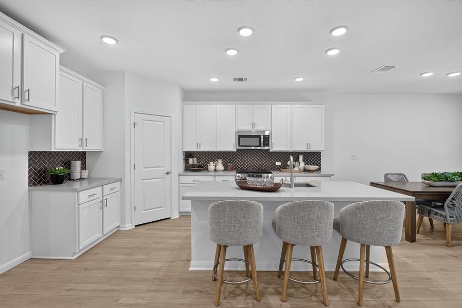 Furnished interior view inside a new home in Lisso, Pflugerville (Image 9).