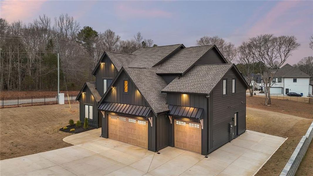 Front exterior of a new home in , Auburn, GA, highlighting curb appeal (Image 40).