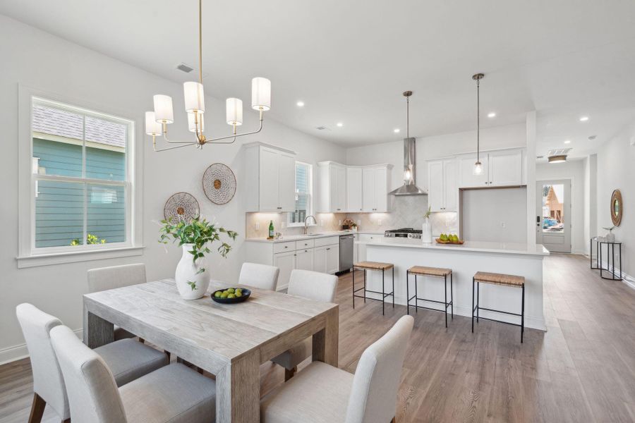 Furnished interior view inside a new home in The Domus Collection at Midtown Nexton, Summerville (Image 16).