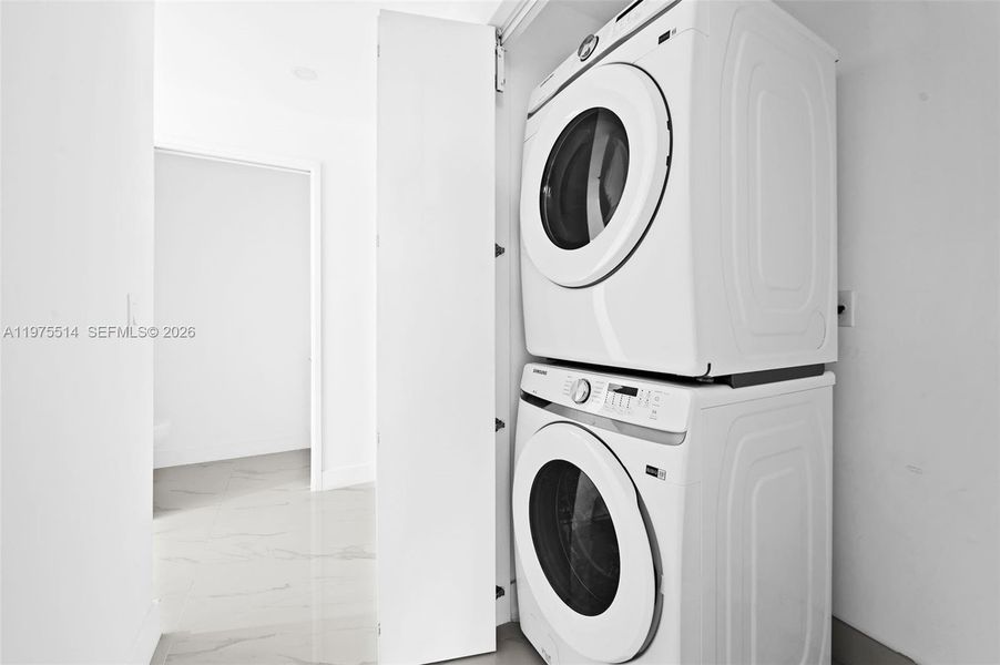 Furnished interior view inside a new home in , Miami (Image 14).