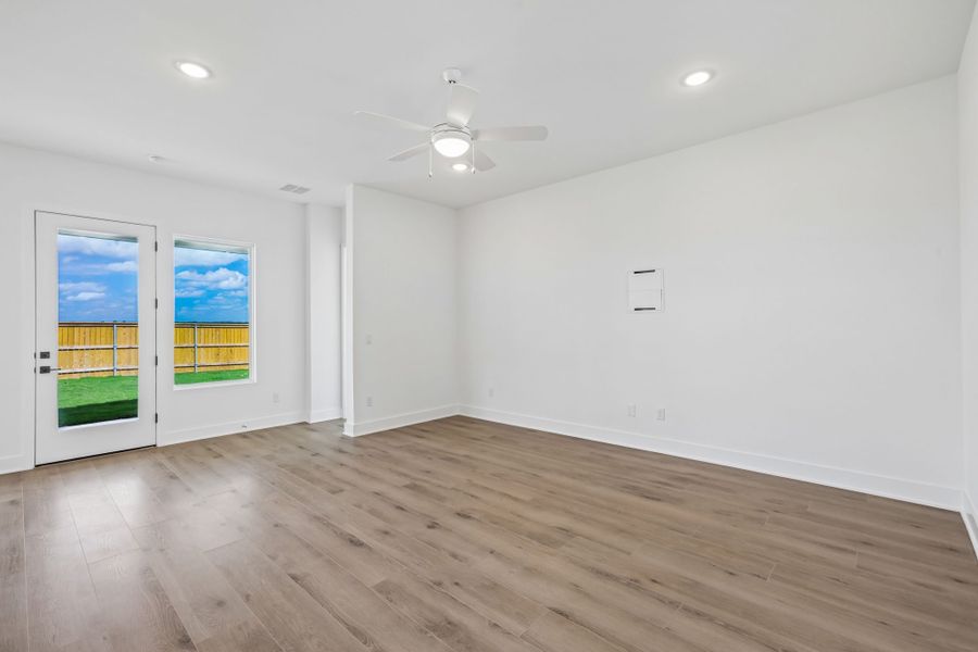 Spacious, unfurnished interior of a new home in Freedom at Anthem, Kyle (Image 18). Spacious, unfurnished interior of a new home in Freedom at Anthem, Kyle (Image 18).
