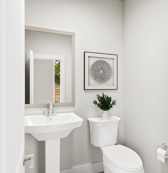 Representative furnished interior of a home built from the Bluebonnet by Tri Pointe Homes in Terrace Collection at Harvest, Argyle (Image 16).