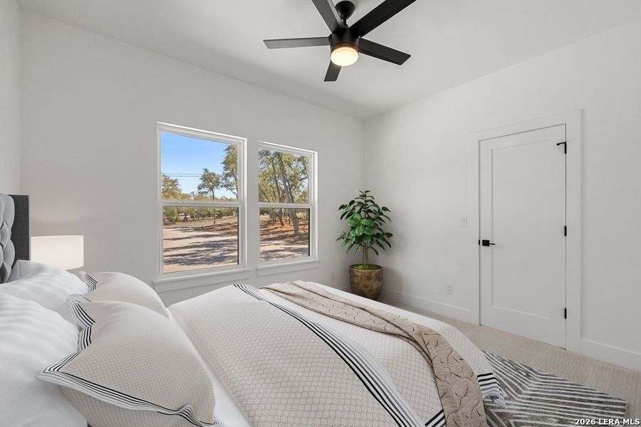 Furnished interior view inside a new home in , Blanco (Image 27).