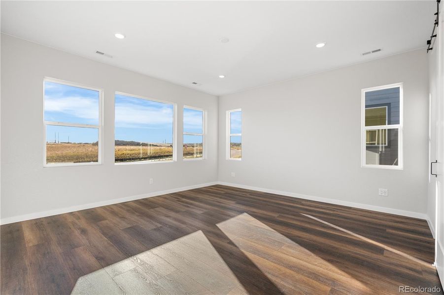 Spacious, unfurnished interior of a new home in Portrait at The Canyons, Castle Pines (Image 25).