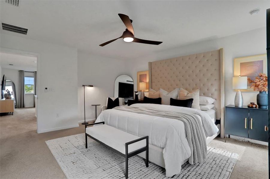 Furnished interior view inside a new home in , Palm Coast (Image 12). Furnished interior view inside a new home in , Palm Coast (Image 12).