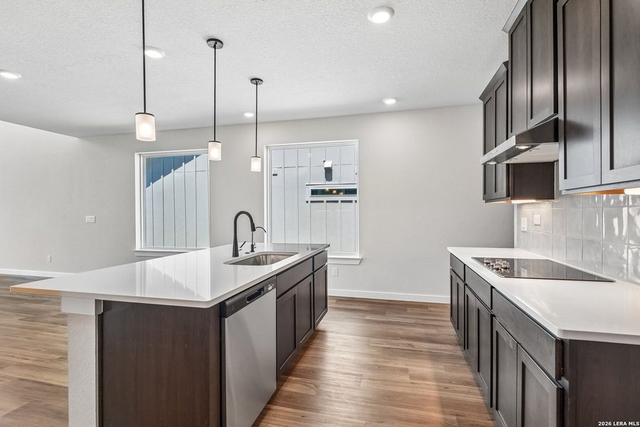 Furnished interior view inside a new home in Highland Ridge, New Braunfels (Image 7).