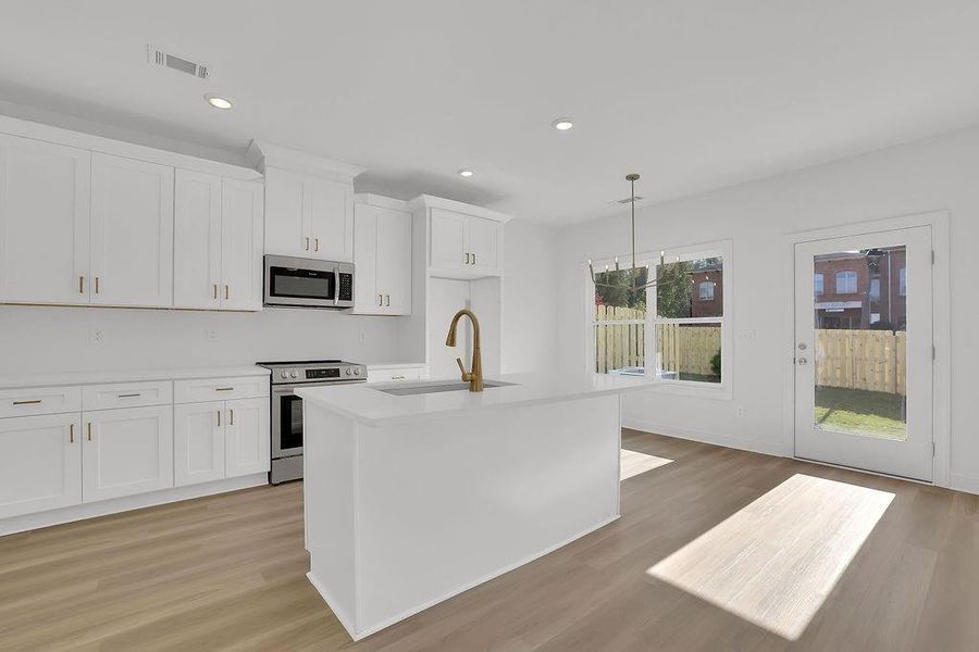 Furnished interior view inside a new home in , Ball Ground (Image 8). Furnished interior view inside a new home in , Ball Ground (Image 8).