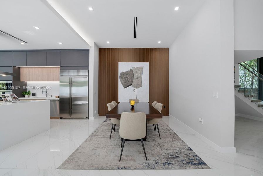 Furnished interior view inside a new home in , Miami (Image 16).