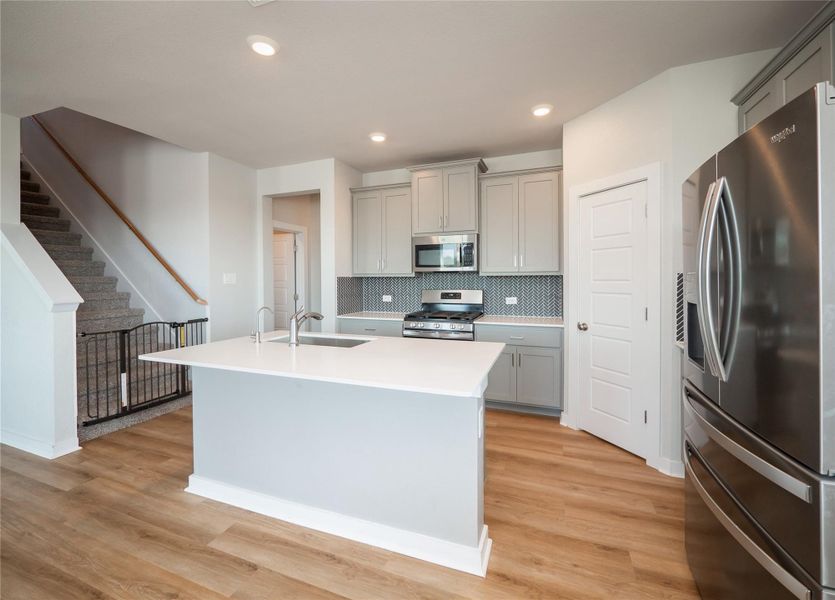 Furnished interior view inside a new home in , Hutto (Image 13). Furnished interior view inside a new home in , Hutto (Image 13).