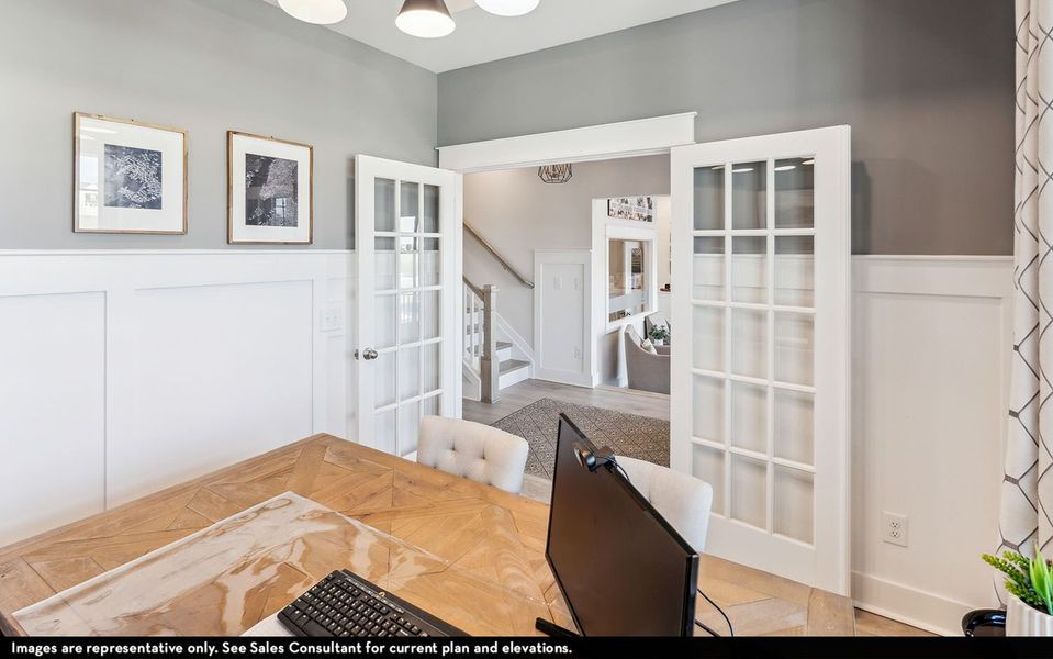 Furnished interior view inside a new home in McCain's Station, Gallatin (Image 5).