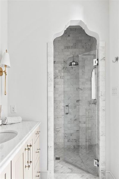 Furnished interior view inside a new home in , Dallas (Image 27).