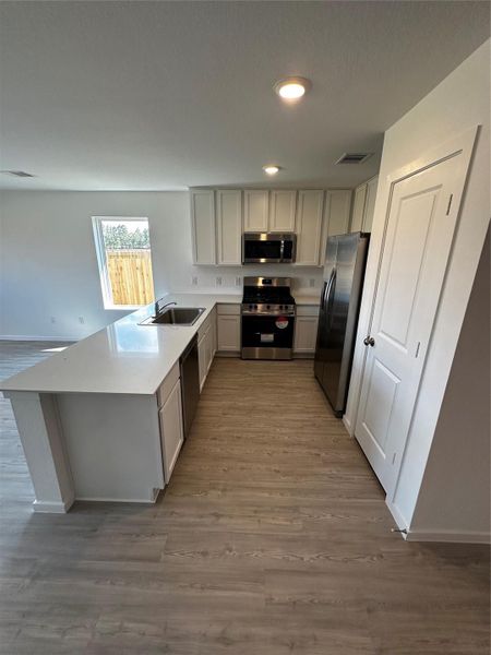 Pics are not of actual home.  They are a representative of a home of the same floor plan