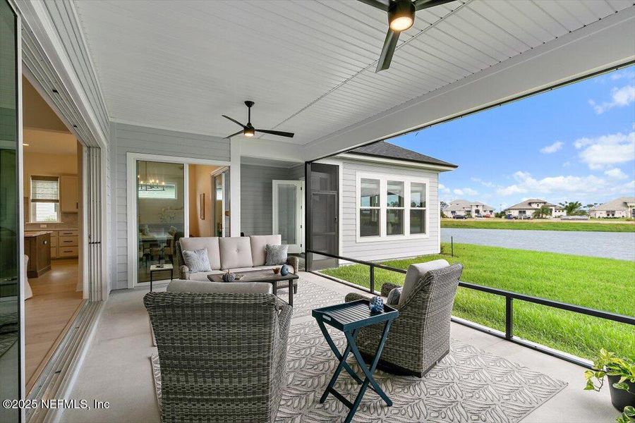 Exterior details and patio area of a home in Marshes of Madeira, St. Augustine (Image 2). Exterior details and patio area of a home in Marshes of Madeira, St. Augustine (Image 2).
