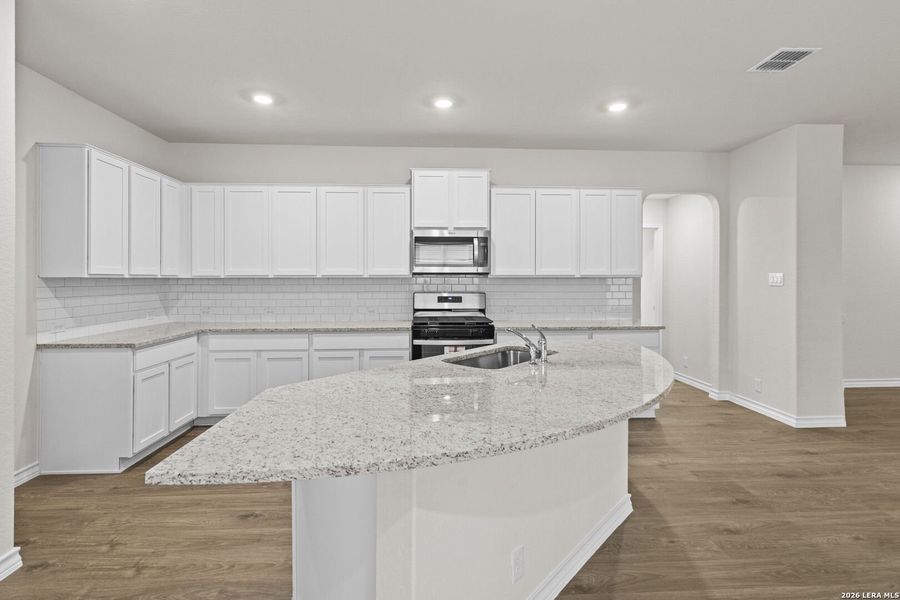 Furnished interior view inside a new home in Riverstone at Westpointe, San Antonio (Image 8).