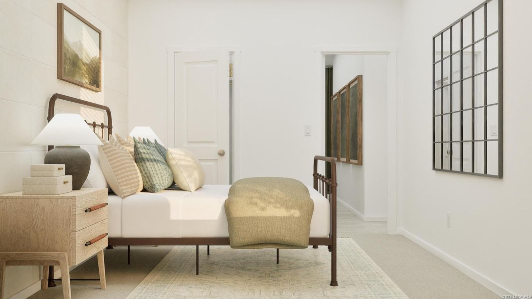 Furnished interior view inside a new home in Stone Garden, Elmendorf (Image 17). Furnished interior view inside a new home in Stone Garden, Elmendorf (Image 17).