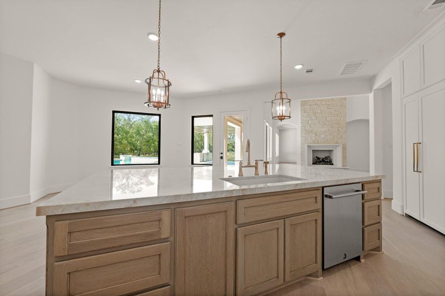 Furnished interior view inside a new home in The Park and The Reserve, Fulshear (Image 6).