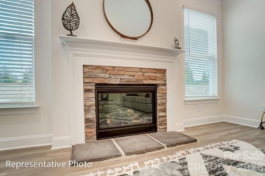 Furnished interior view inside a new home in Heritage - 55+ Community, Indian Trail (Image 32).