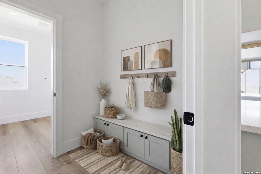 Furnished interior view inside a new home in , Bandera (Image 35).