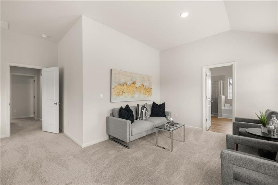 Furnished interior view inside a new home in Alcovy Village, Lawrenceville (Image 76).