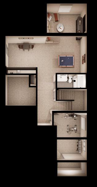 2D floor plan layout for the 4035 by Tri Pointe Homes in Reunion, Commerce City, CO (Image 4). 2D floor plan layout for the 4035 by Tri Pointe Homes in Reunion, Commerce City, CO (Image 4).