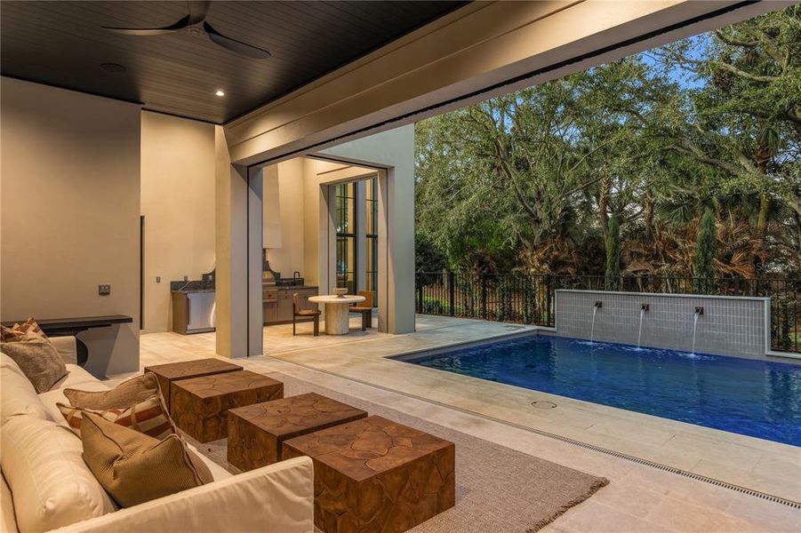 Exterior details and patio area of a home in , Windermere (Image 28).