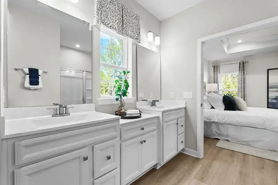 Representative furnished interior of a home built from the Palladio by Ryan Homes in Carolina Crofts, Greenville (Image 27).