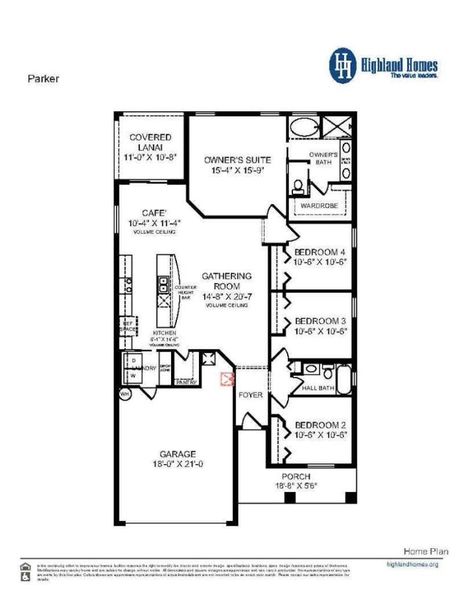 Parker - Home Layout