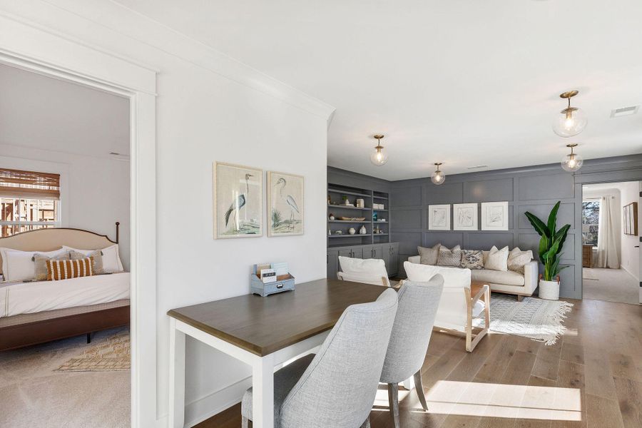 Furnished interior in a model home at Central Park in Charleston (Image 11).