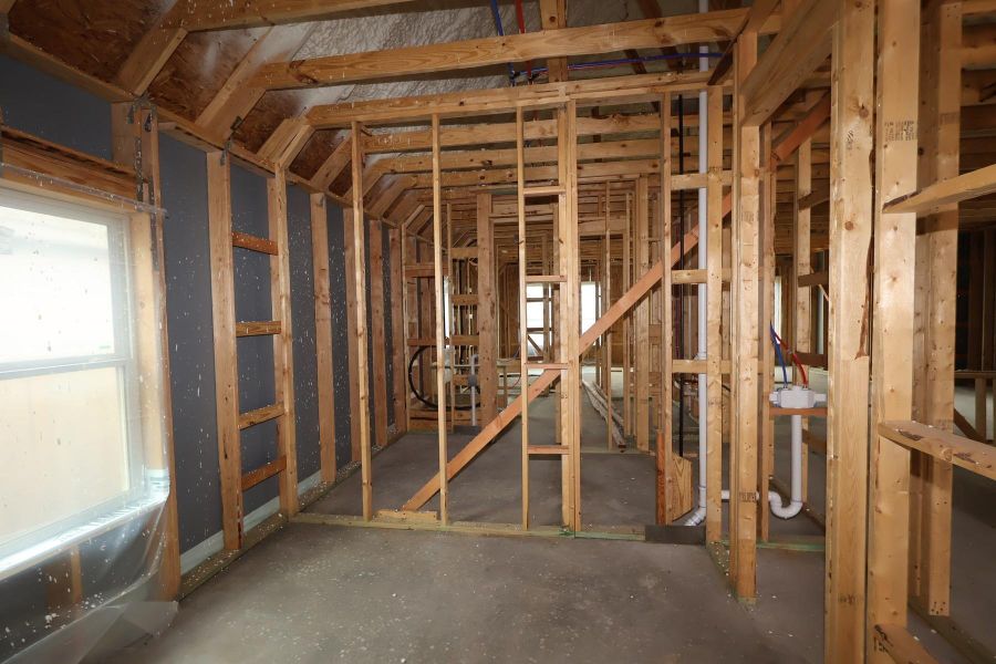 In-progress construction of a new home in Meridiana - Terrace Collection, Manvel, TX (Image 5).