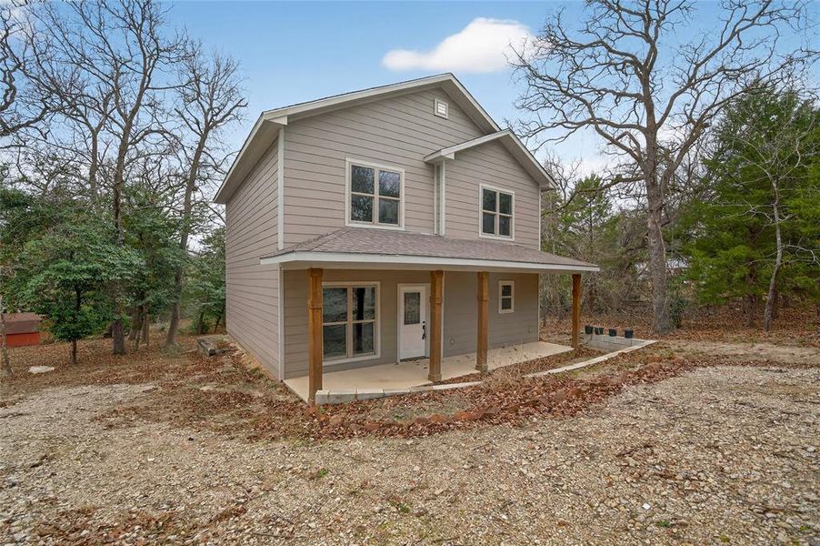 Exterior details and patio area of a home in , Murchison (Image 22).